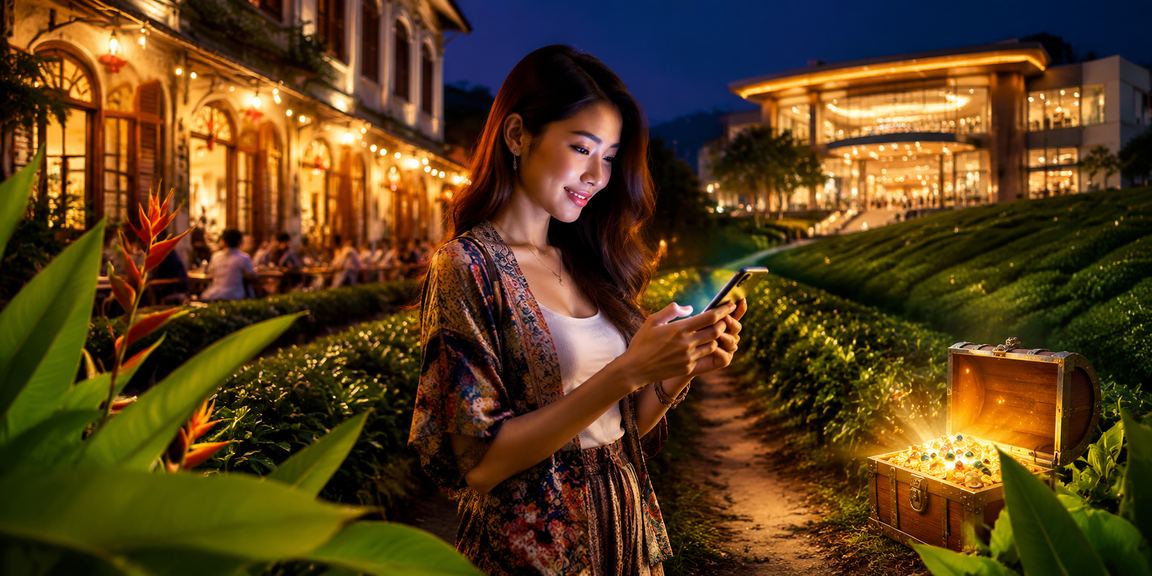 Paparan aplikasi rasmi kl108 di telefon pintar di Ipoh