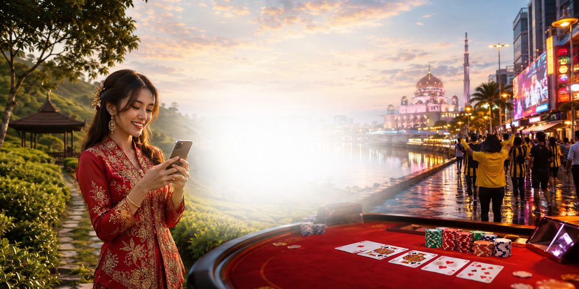 Meja baccarat kl108 dengan suasana perayaan di Putrajaya Malaysia